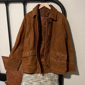 Mens Coach Leather Jacket
